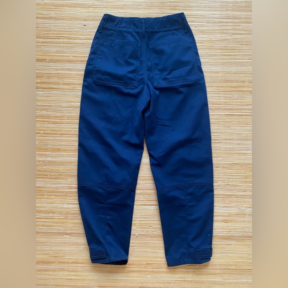 Maje Blue Trouser Pants with Pockets size Small 25” - Picture 3 of 5